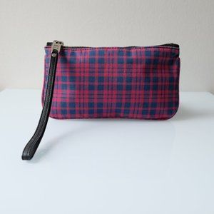 Jacobs® by Marc Jacobs Red and Navy Plaid Wristlet